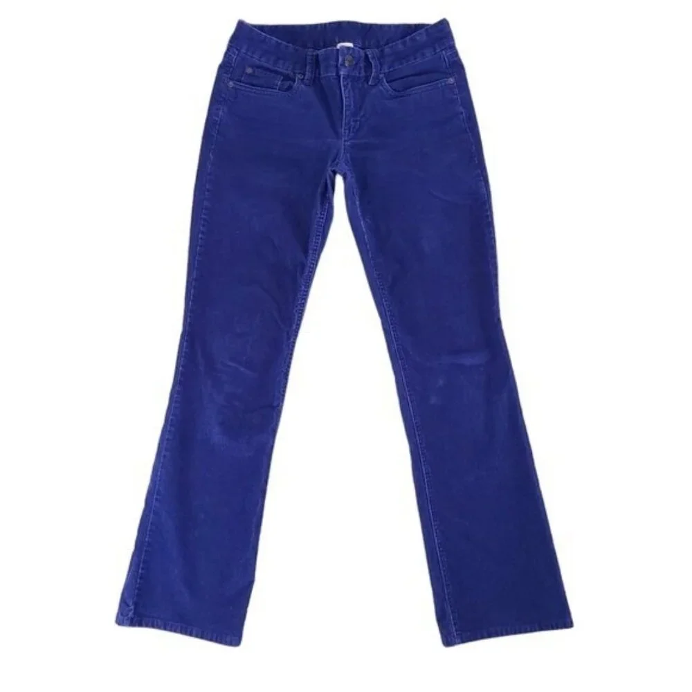 J. Crew Blue Favorite Fit Corduroy Pants Size 27 Short 27S